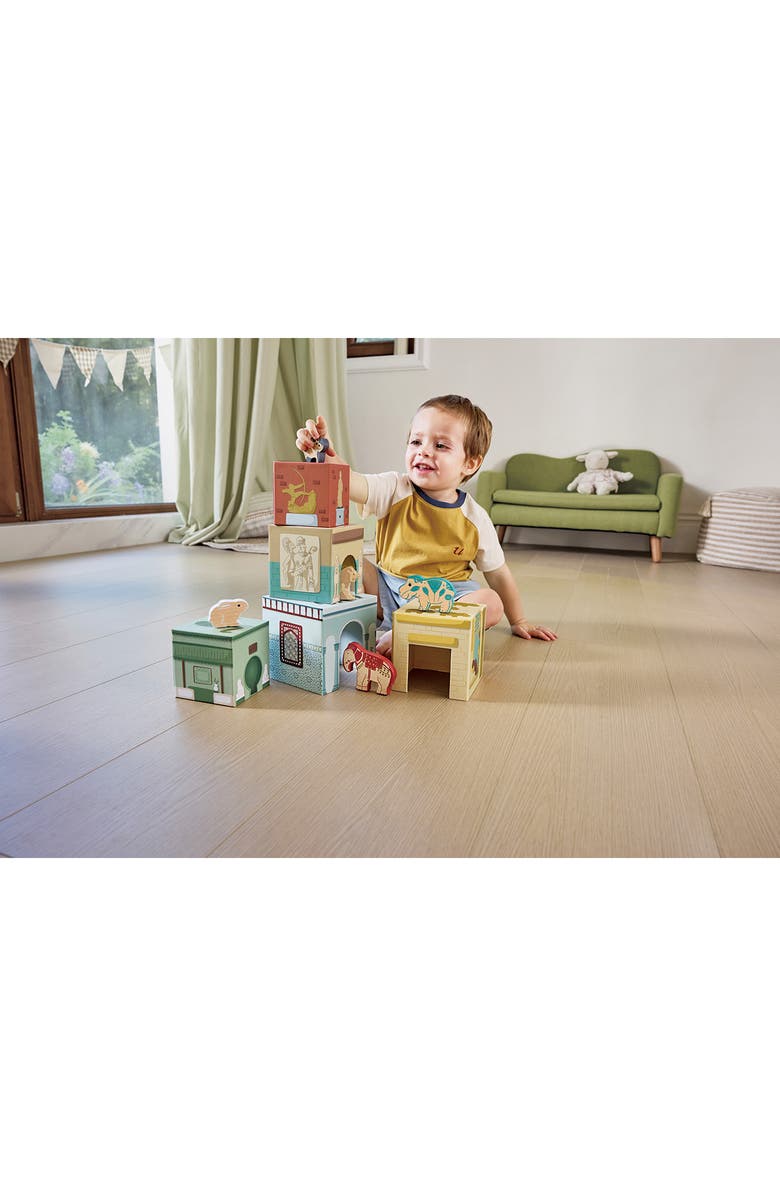 Hape Museum Nesting Blocks Play Set, Alternate, color,