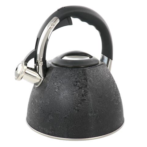 3 Quart Stainless Steel Whistling Tea Kettle with Stay Cool Handle