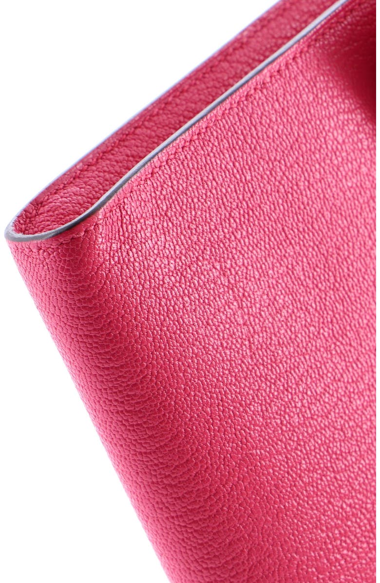 Pre-Owned Hermes Clic Wallet on Strap Chevre Mysore 16, Alternate, color, Rose Shocking