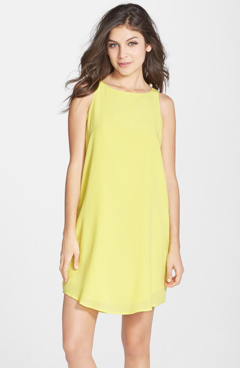 BB Dakota by Steve Madden BB Dakota 'Colleen' Sleeveless Shift Dress, Main, color, 