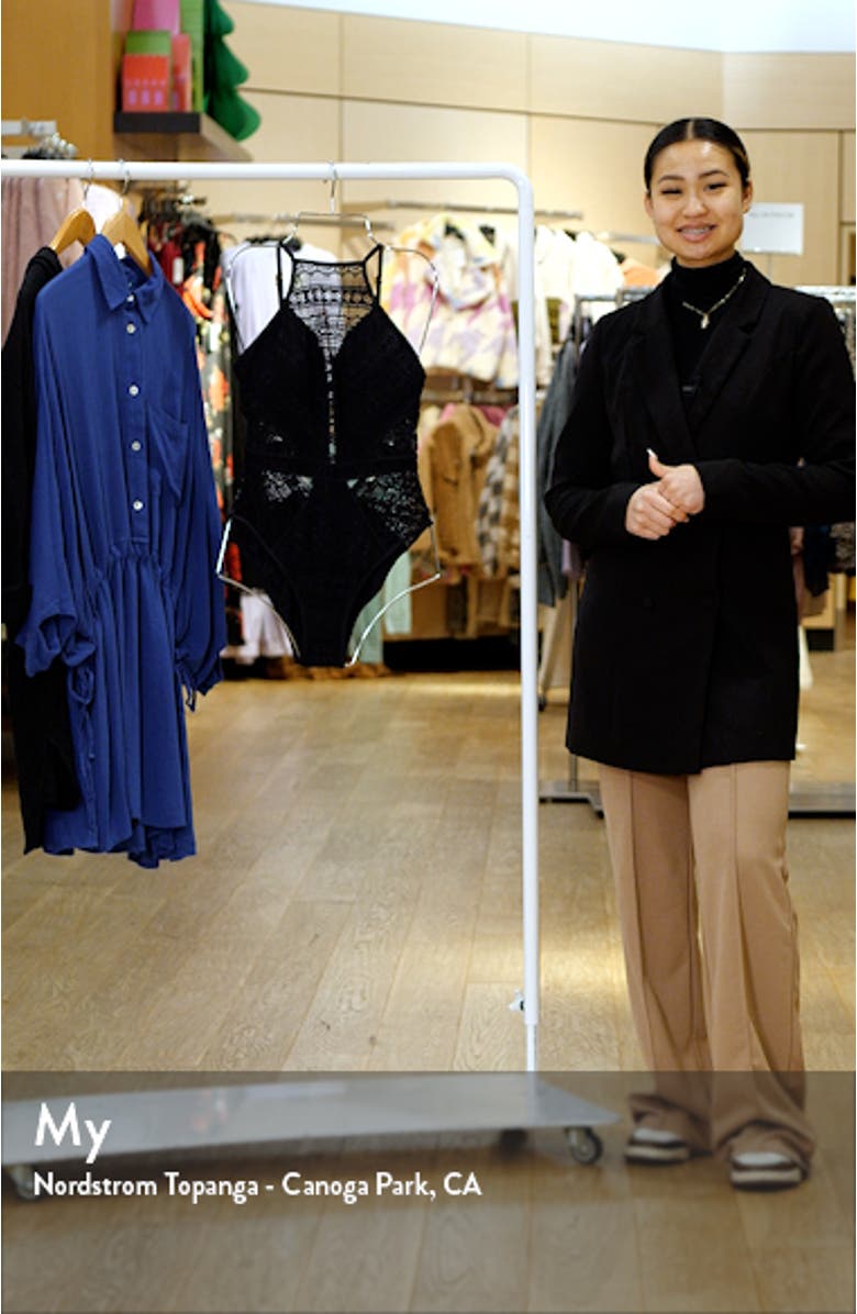 Colorplay Lace Overlay One-Piece Swimsuit, sales video thumbnail