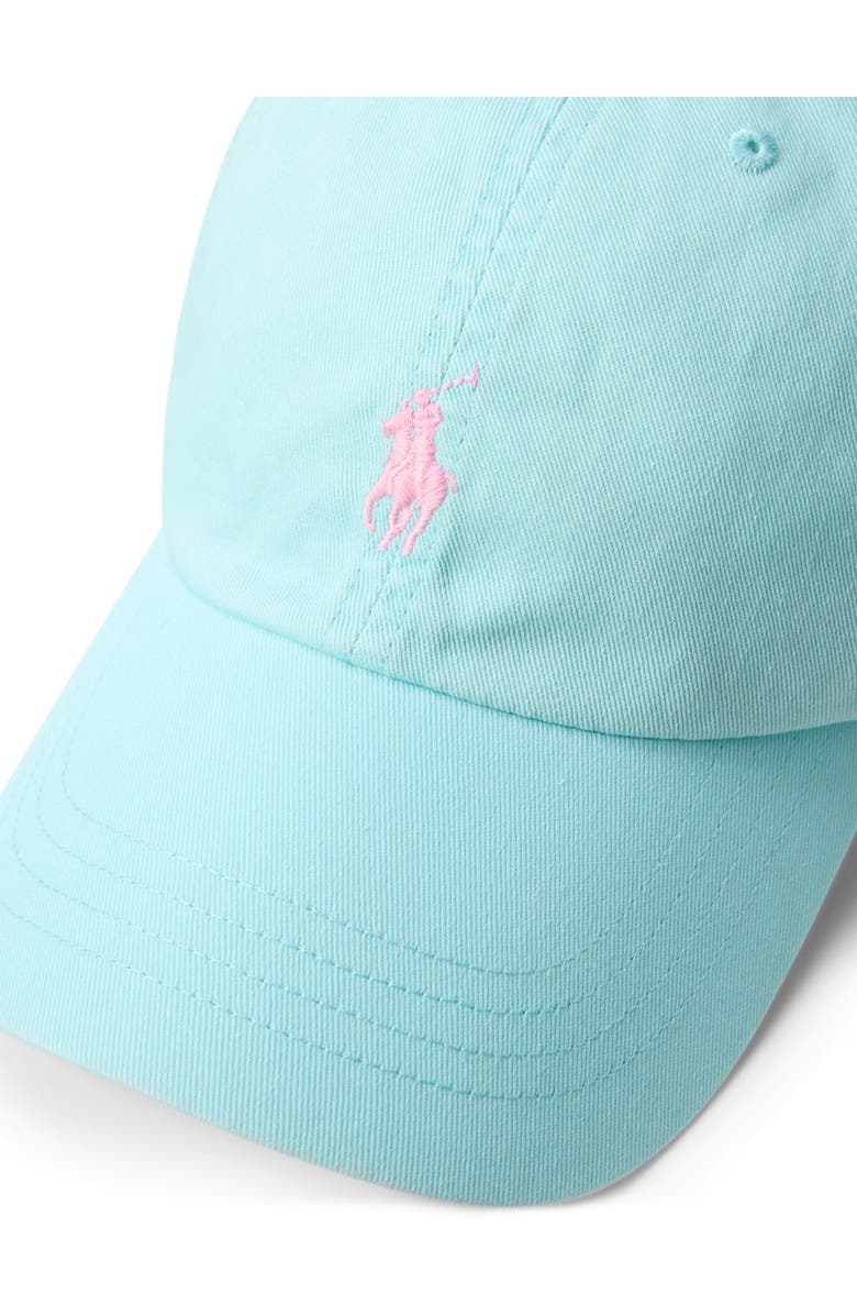 Polo Ralph Lauren The Iconic Cotton Chino Baseball Cap, Alternate, color, New Aqua