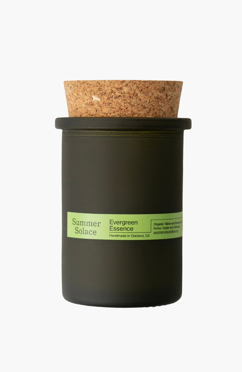 Shop Summer Solace Tallow Perfumed Tallow Candle Trio In Green/white/amber