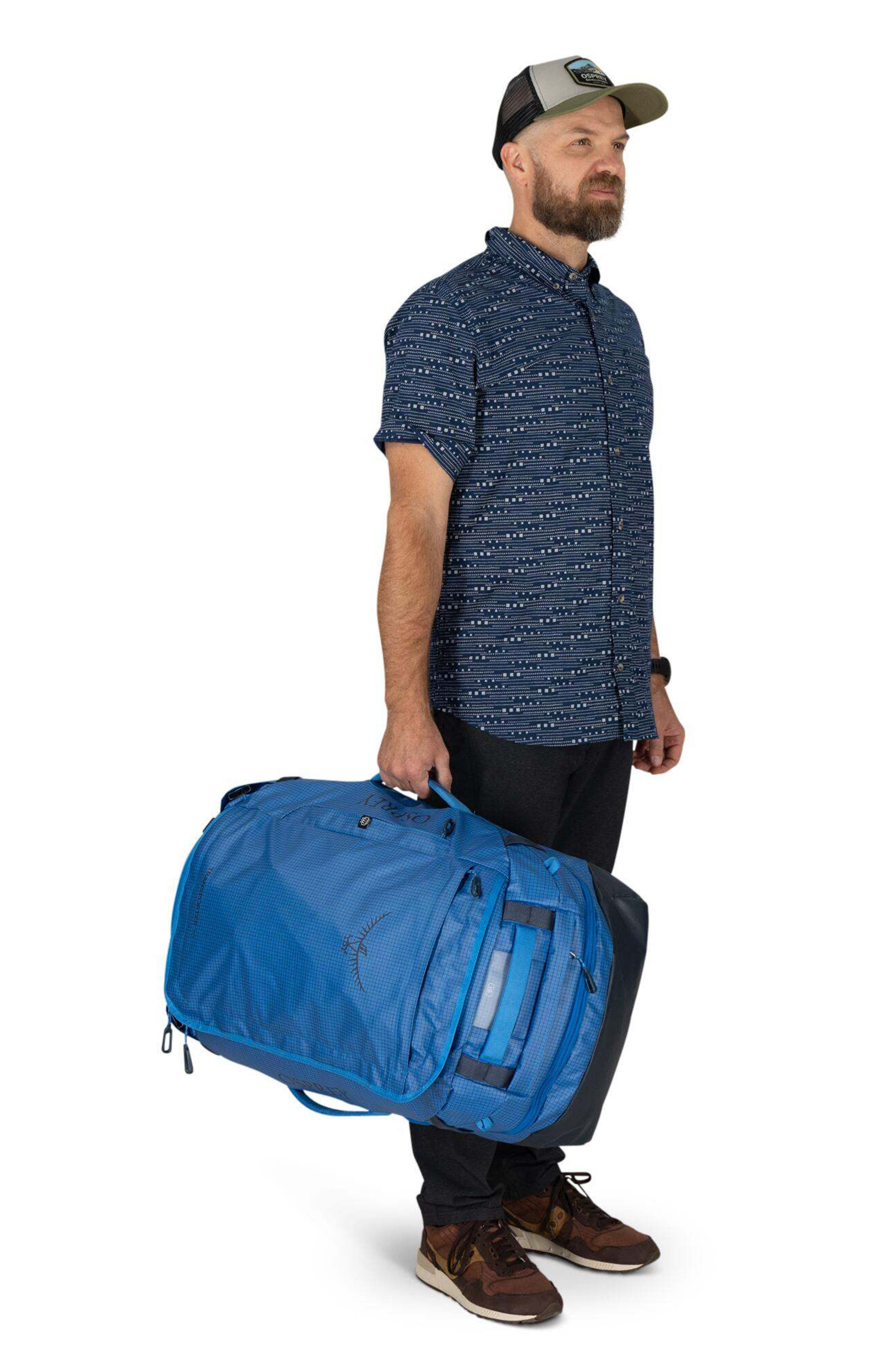 Transporter 70-Liter Squffel Duffle Luggage, Alternate, color, BLUE FLAME/NOCTURNAL BLUE