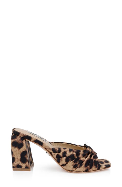 Badgley Mischka Collection Vayla Slide Sandal In Animal Print