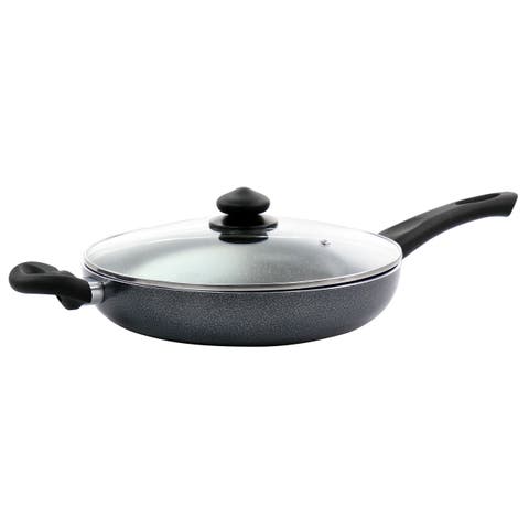 Pallermo 3.5 Quart Aluminum Nonstick Saute Pan  with Lid