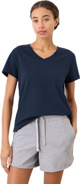 Pact Organic Cotton Women's Softspun Essential V-Neck Tee