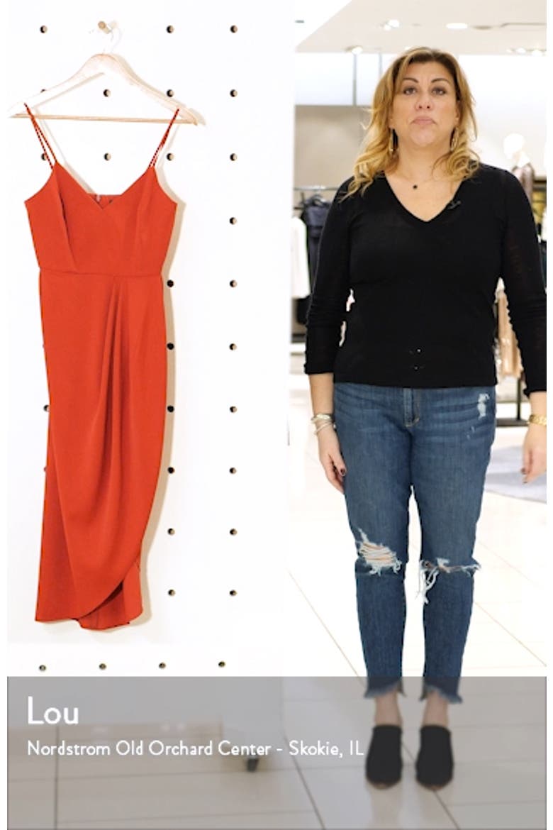 Reinette V-Neck Midi Dress video