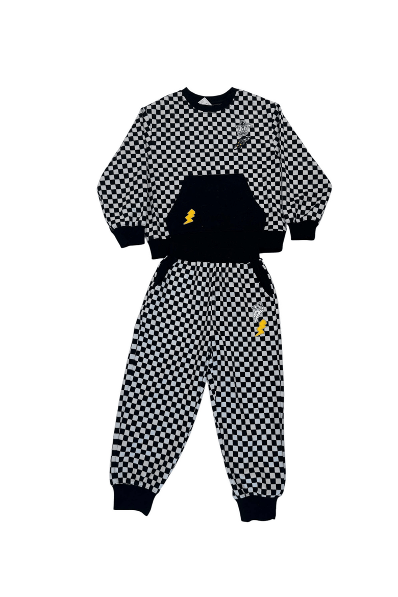 Checker Astro Patch Set, Main, color, Black