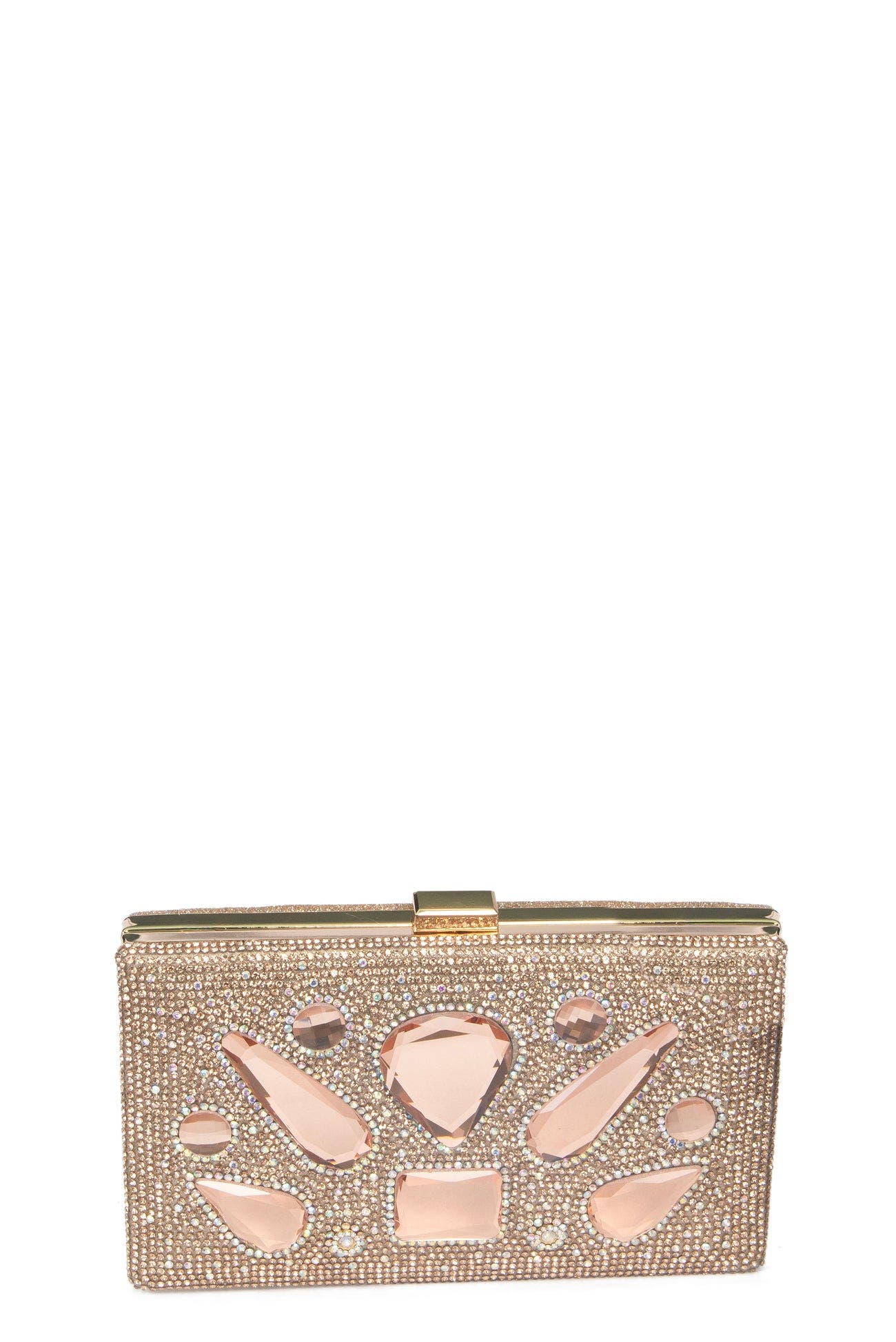 Lauren Lorraine Sheena Clutch, Alternate, color, Rose Gold