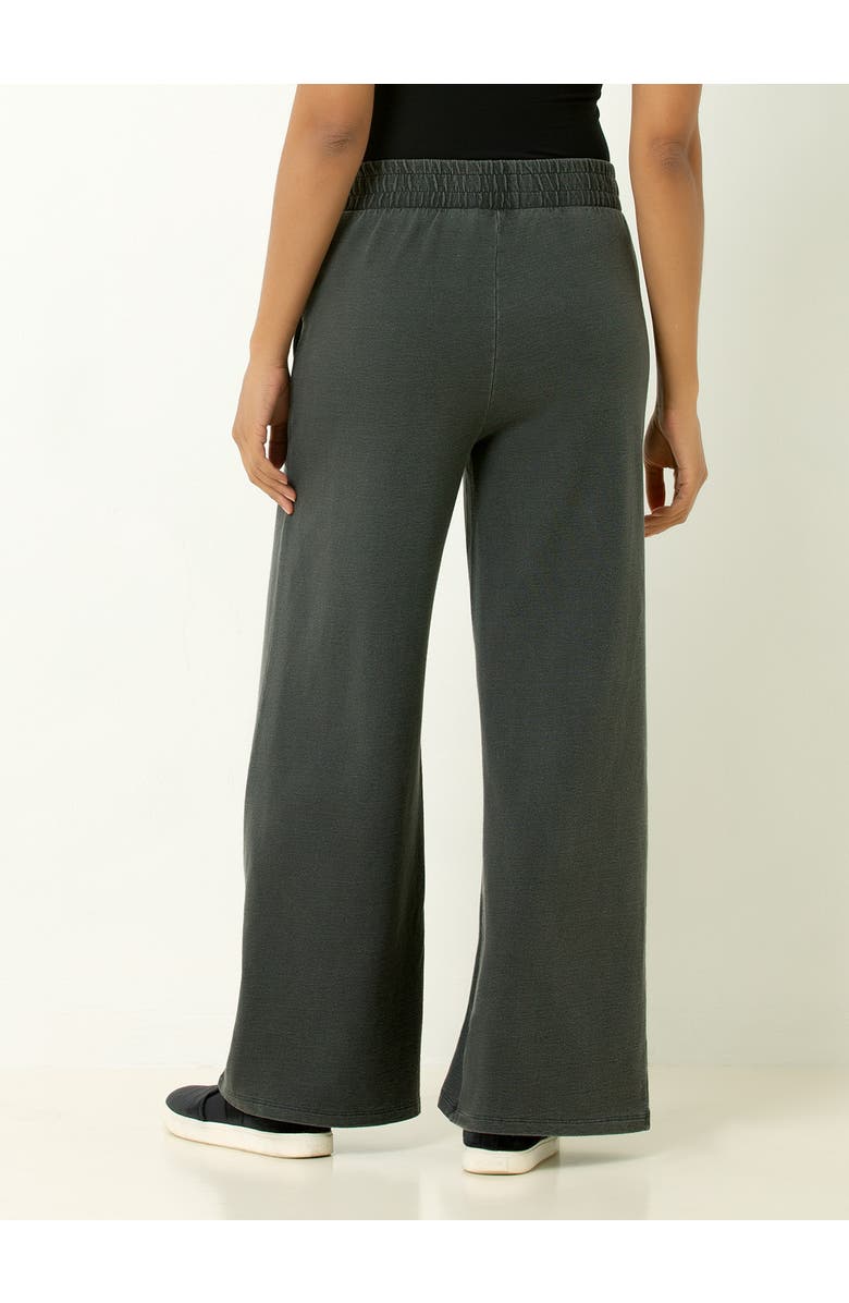 Single Stitch Oversized Wide Leg Pant, Alternate, color, Faded Black