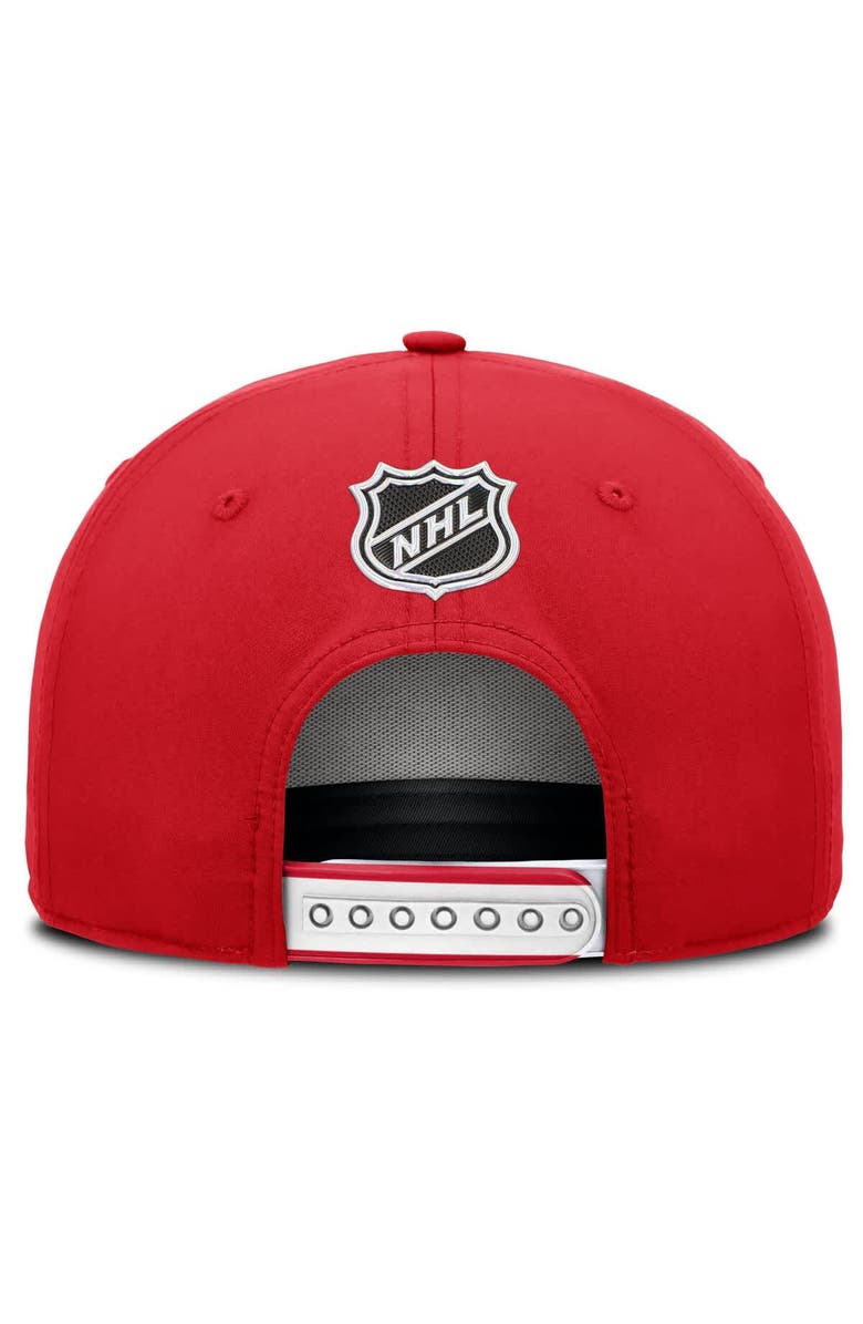 FANATICS Men's Fanatics Red Detroit Red Wings 2025 NHL Draft Authentic Pro On-Stage Podium A-Frame Adjustable Hat, Alternate, color,