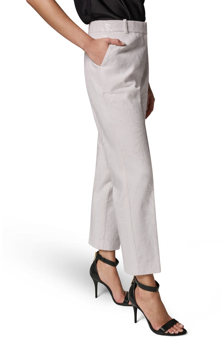 Sequin Slim Fit Pants, Alternate, color, CREAM