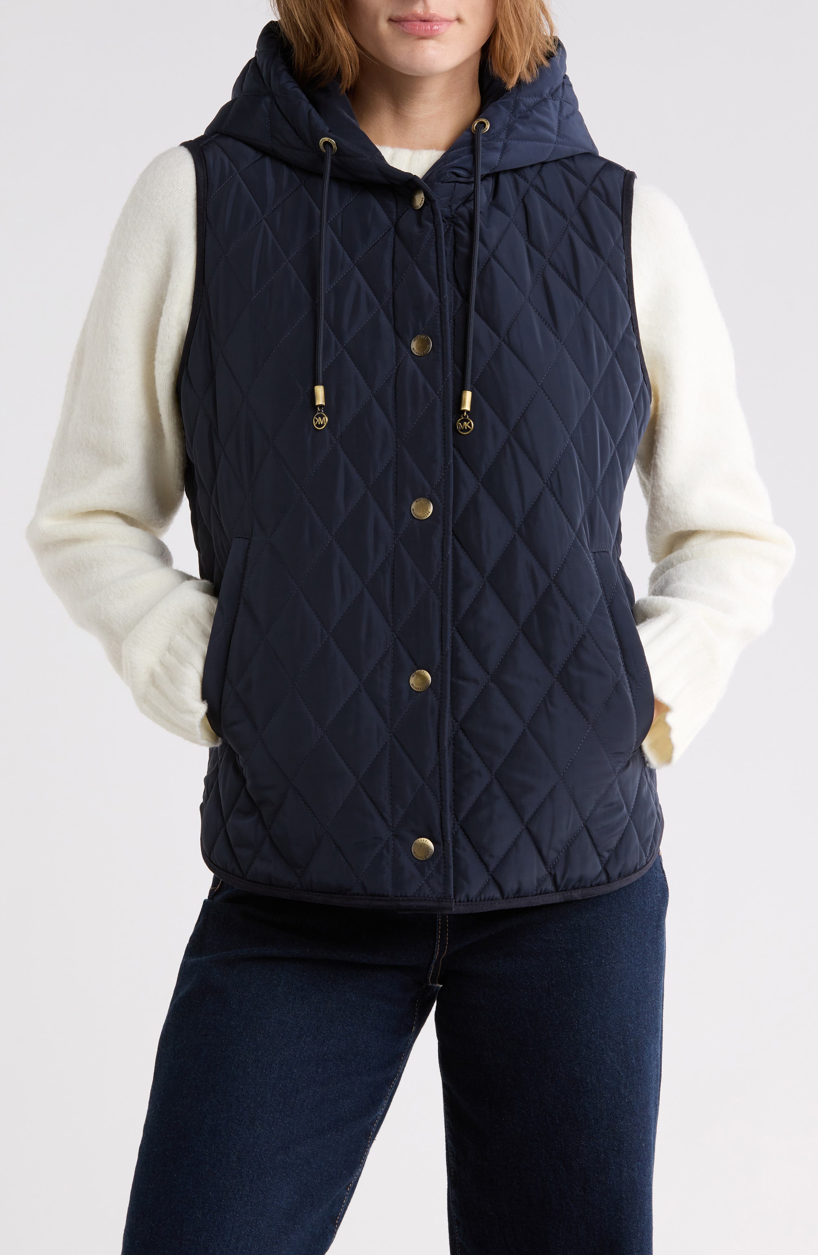 Quilted Hooded Vest