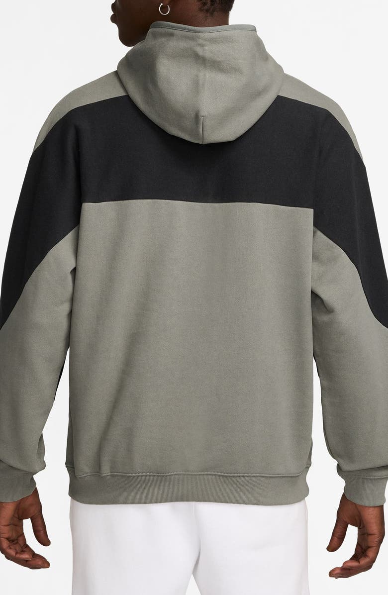 Nike Air Fleece Pullover Hoodie, Alternate, color, Light Army/ Black