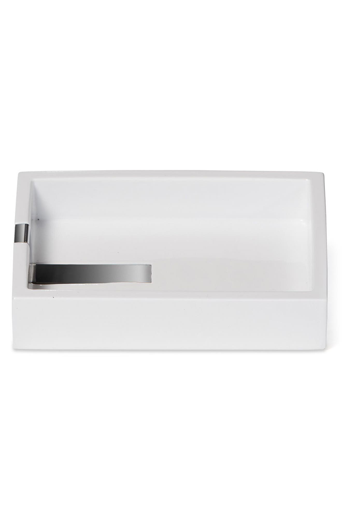 ROSELLI TRADING COMPANY Houston Street White Soap Dish