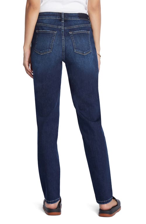 Hint Of Blu Clever High Waist Slim Straight Leg Jeans In Laguna