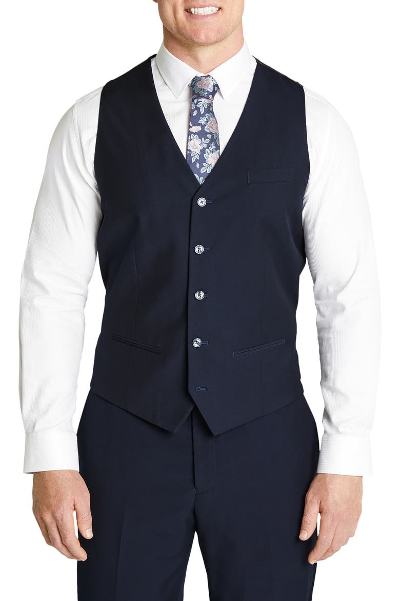 Ramond Waistcoat, Main, color, NAVY