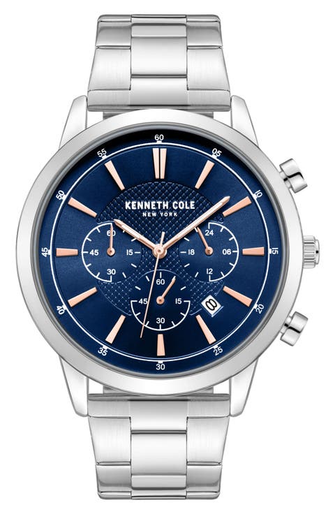 Dress Sport Chronograph Bracelet Watch, 44mm