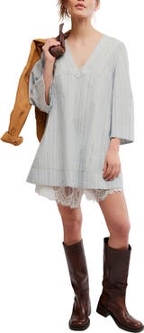 Free People Goldie V-Neck Minidress