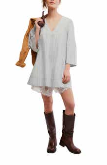 Free People Goldie V-Neck Minidress