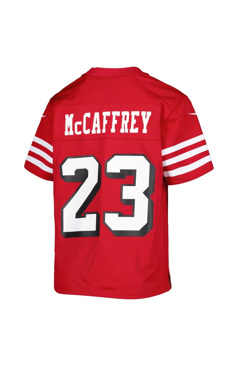 Nike Youth Nike Christian McCaffrey Scarlet San Francisco 49ers Game Jersey, Alternate, color, Scarlet