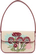 STAUD Tommy Beaded Shoulder Bag