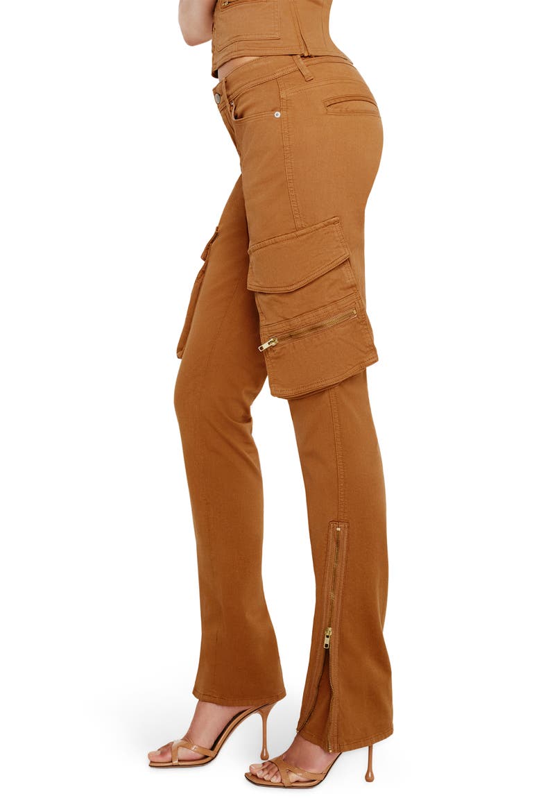 Skinny Twill Cargo Pants, Alternate, color, CANYON003