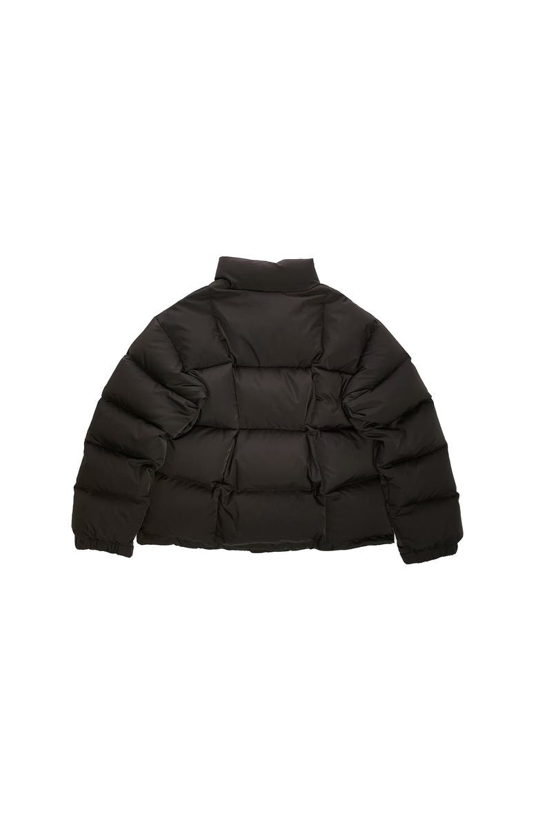 vowels Puffer Jacket, Alternate, color, Black