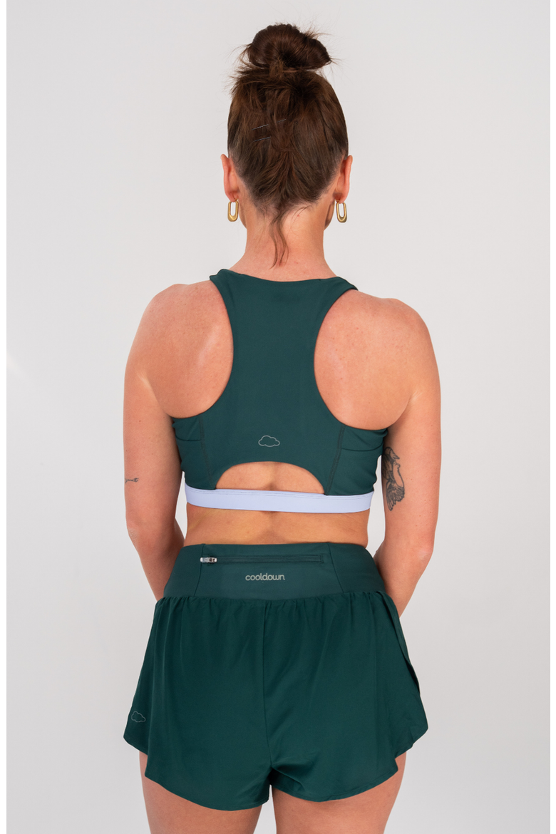 Molly Shorts, Alternate, color, Midnight Green
