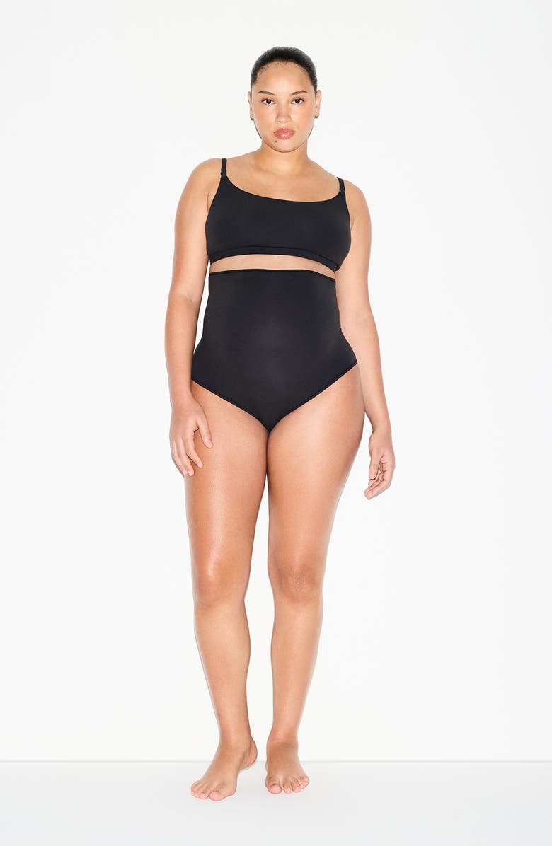 SKIMS 2-Pack Fits Everybody Maternity/Nursing Bralettes, Alternate, color, Onyx