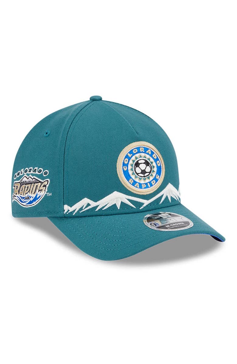 New Era Men's New Era Green Colorado Rapids 2025 Jersey Hook 9FORTY M-Crown Adjustable Hat, Alternate, color, Green