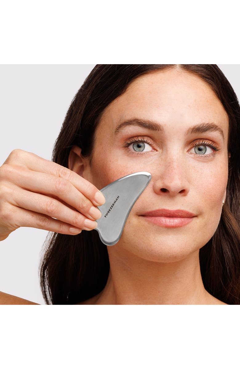 TWEEZERMAN Stainless Steel Gua Sha, Alternate, color,