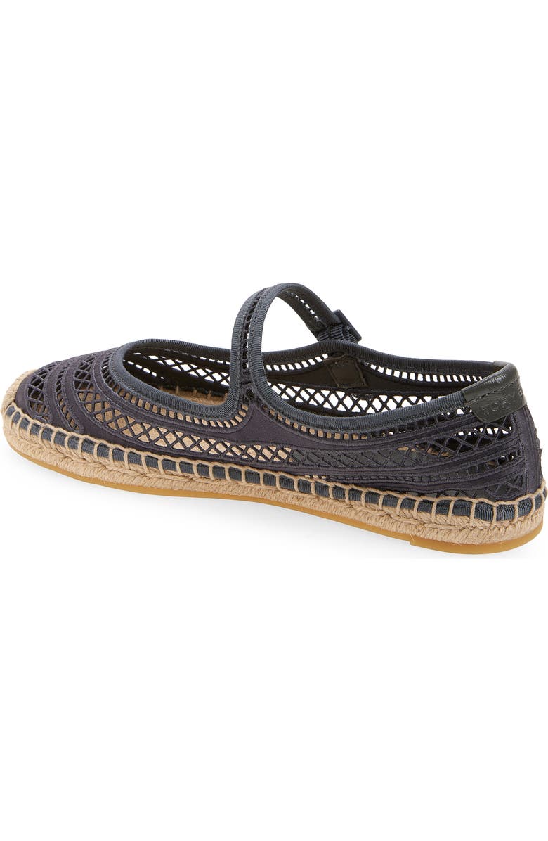 Tory Burch Open Weave Mary Jane Espadrille Flat, Alternate, color, Bluestone