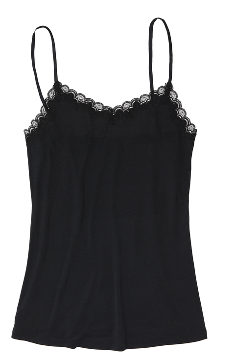 Soft Silk Lace Trim Camsiole