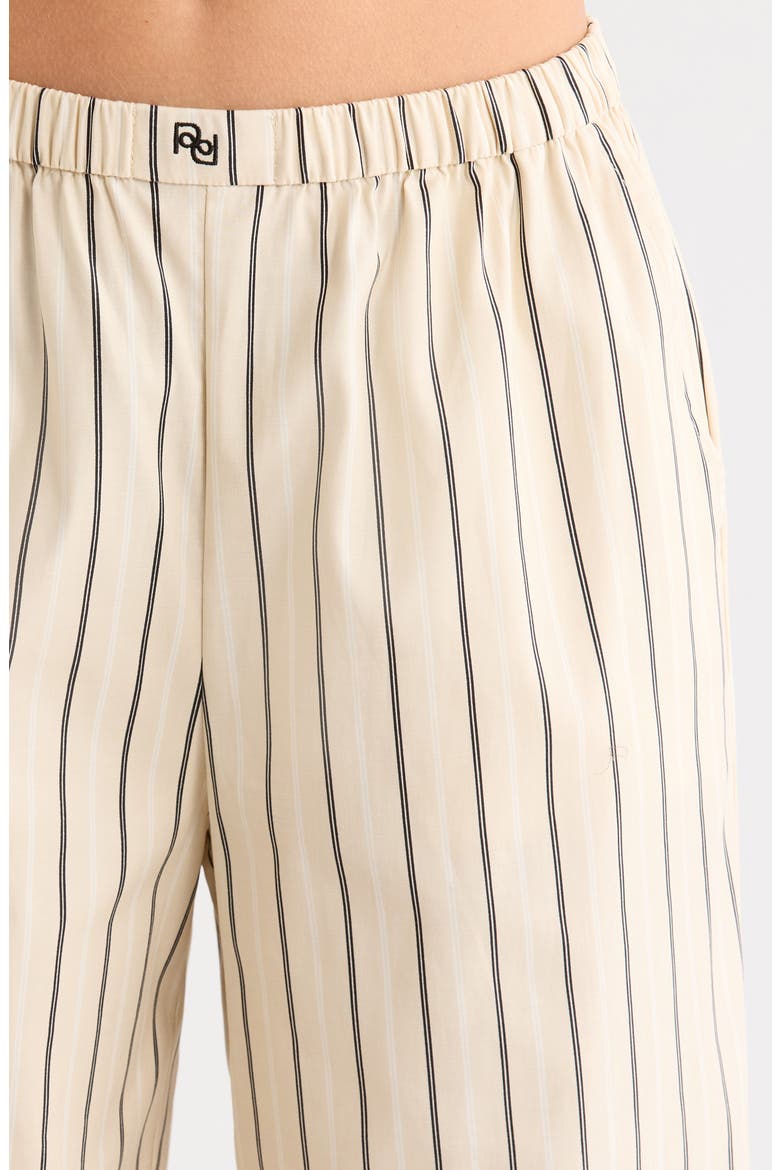 Coco Long Sleeve Pajamas, Alternate, color, ALMOND STRIPE