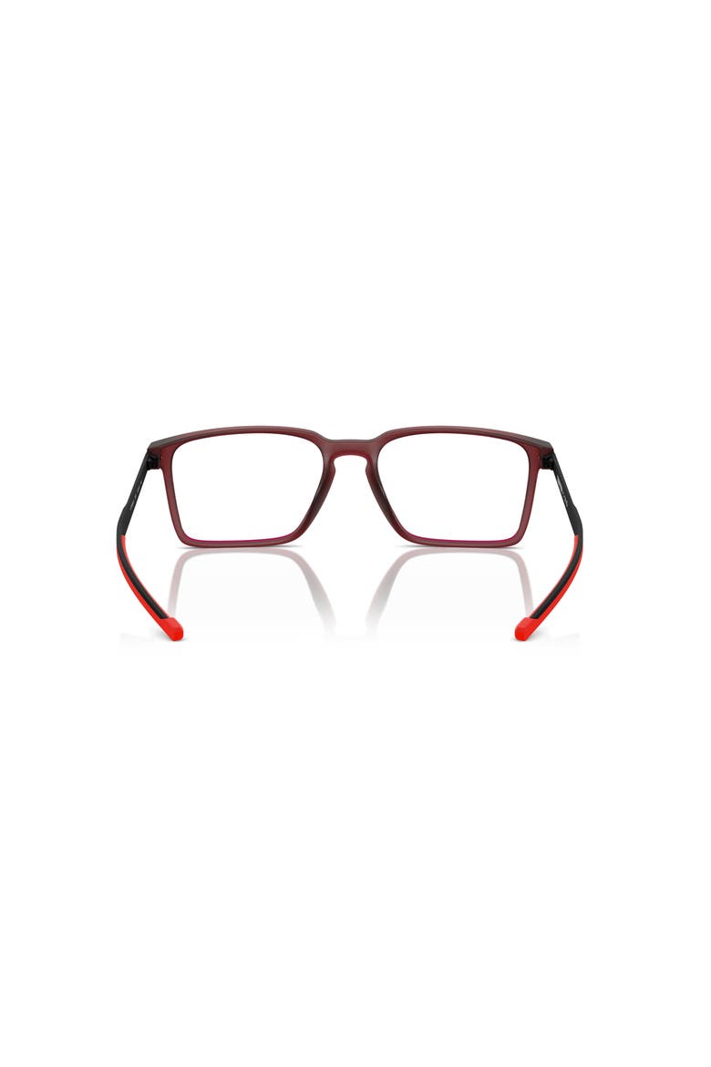 56mm Rectangle optical glasses, Alternate, color, Red