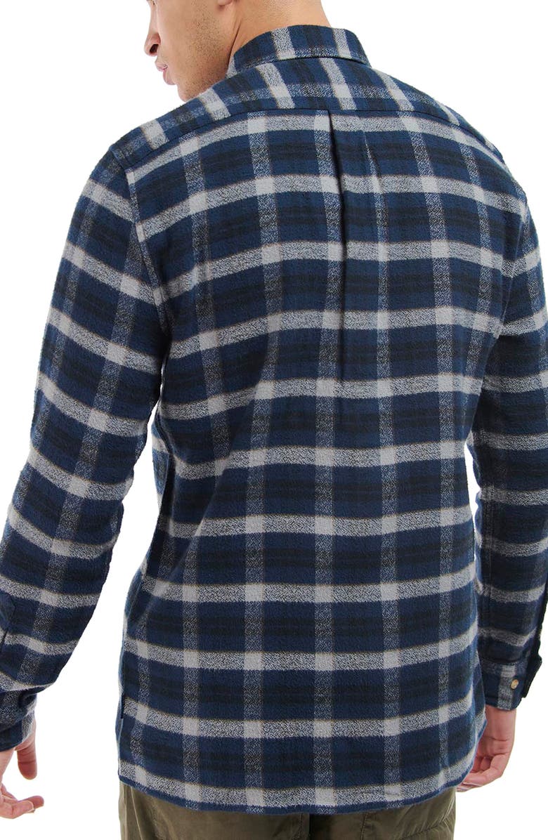 Barbour Thompson Plaid Button-Up Shirt, Alternate, color, 