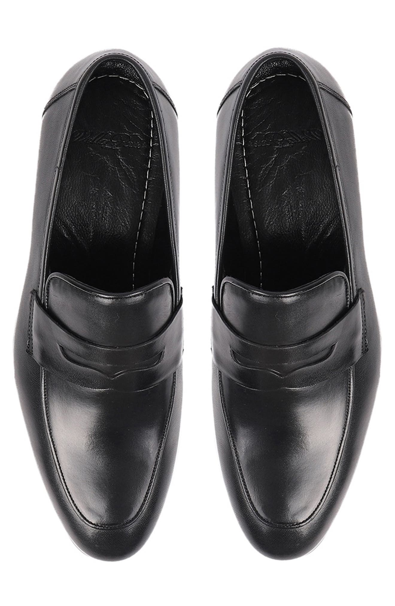 VELLAPAIS Decalle Penny Loafer, Alternate, color, Black