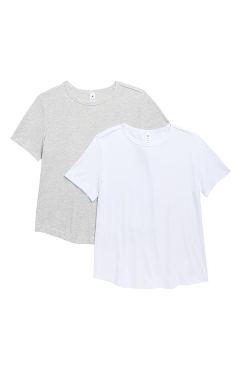 Heavenly 2-Pack Routine Rib T-Shirts