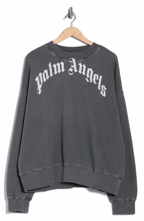 Palm Angels Curved Logo Graphic Sweatshirt