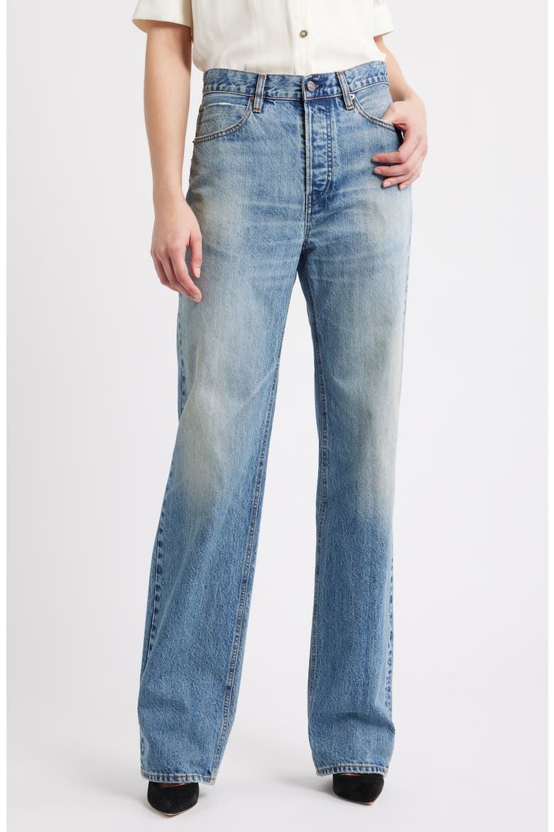 The Stack Straight Leg Jeans, Main, color, PSYCHIC