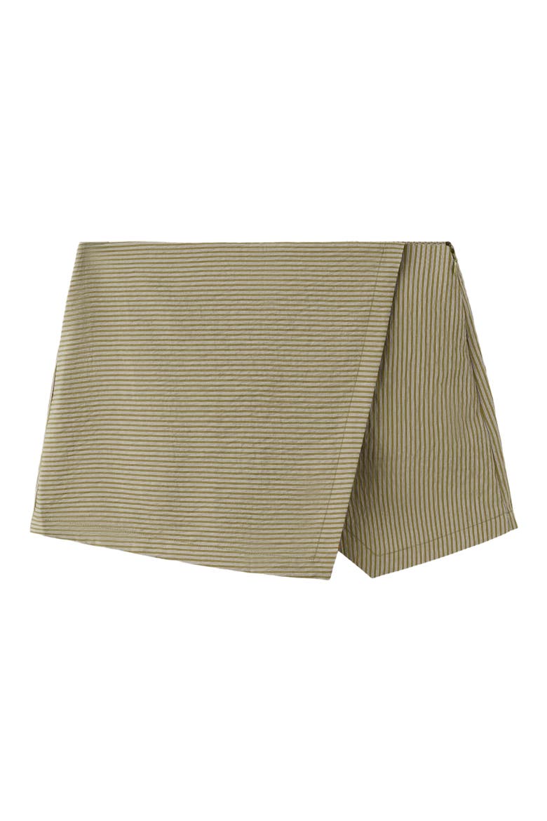 Striped Skort, Alternate, color, GREEN