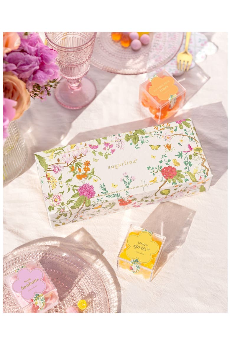 Garden Party 3-Piece Candy Cube Bento Box, Alternate, color, NO COLOR