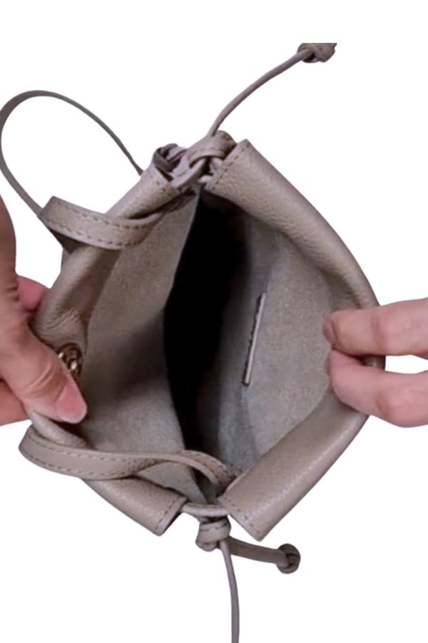 Muse Pebbled Leather Small Crossbody Bag 561, Alternate, color, Light Sand