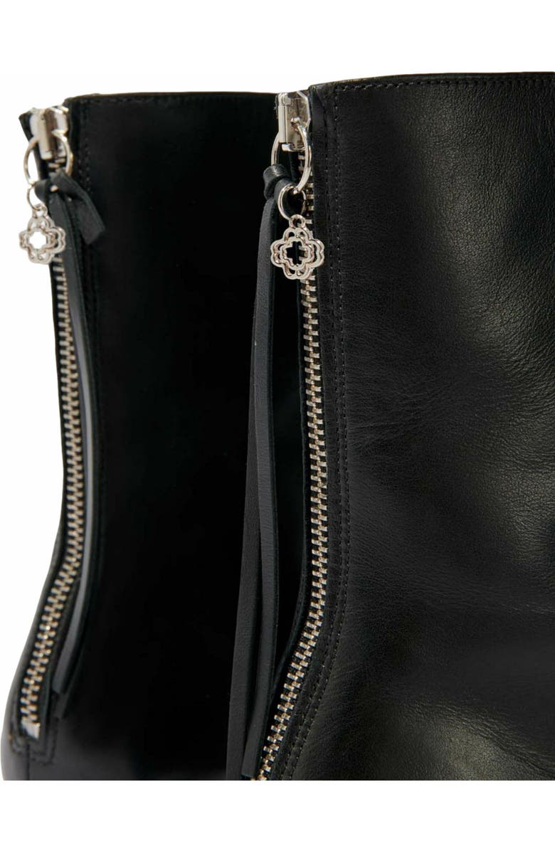 maje Leather ankle boots, Alternate, color, Black