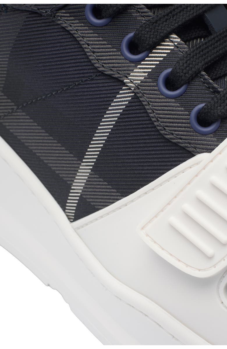 Burberry Check Sneakers, Alternate, color, Storm Blue