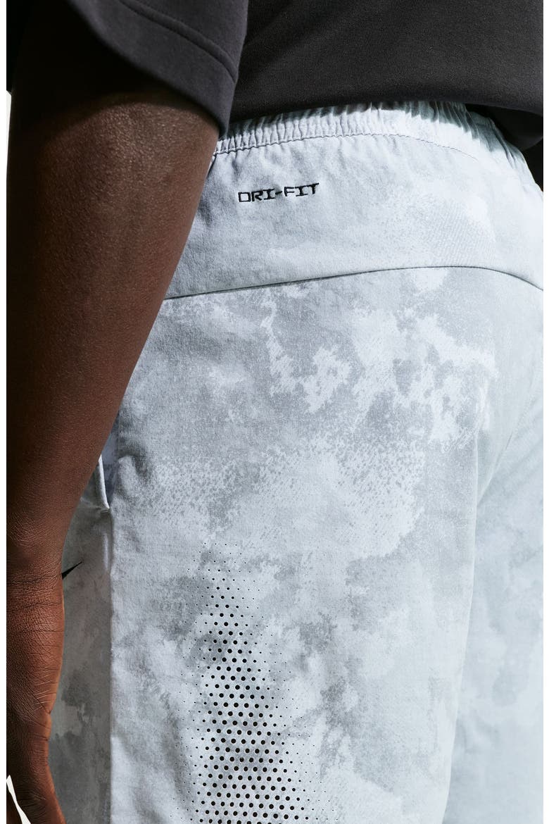 Dri-FIT Woven Drawstring Shorts, Alternate, color, PURE PLATINUM/ BLACK