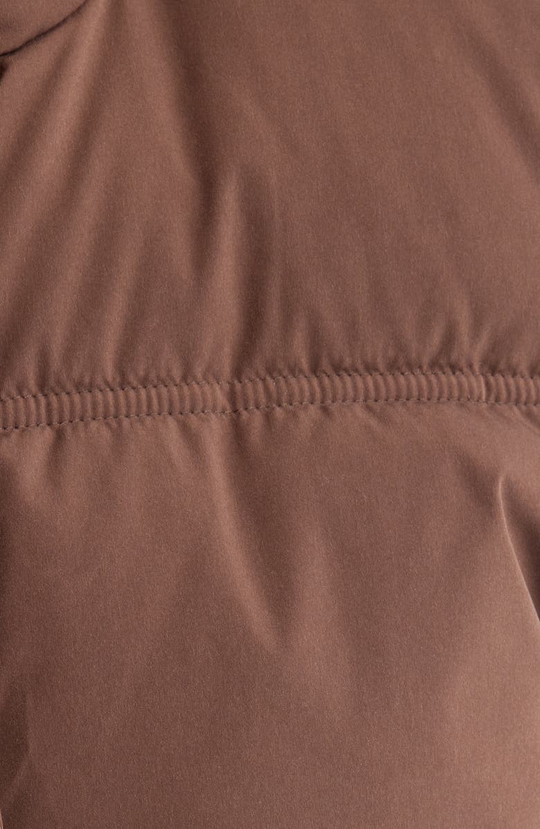 Thread & Supply Quilted Puffer Vest, Alternate, color, Shaved Chocolate