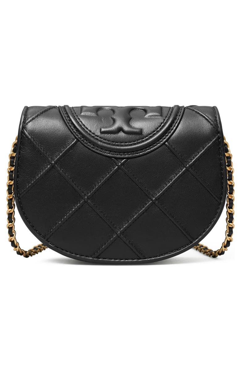 Mini Fleming Soft Quilted Leather Wallet on a Chain